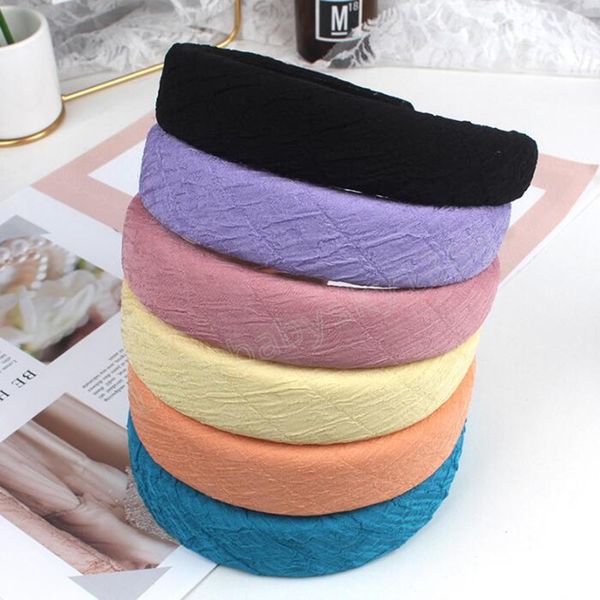 fashion women's hair accessories solid color headwear wide side turban girls spring hairband headband, Slivery;white
fashion women's hair accessories solid color headwear wide side turban girls spring hairband headband, Slivery;white
