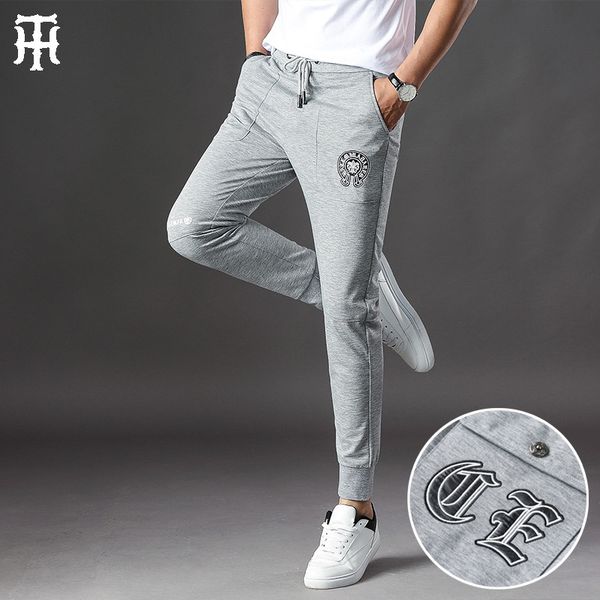 pants fashionable the men's casual spring and summer thin embroidered leggings bodyguard large sportswear brand, Black
pants fashionable the men's casual spring and summer thin embroidered leggings bodyguard large sportswear brand, Black