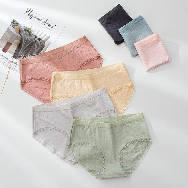 women's panties 3pcs/set large size l-xxl cotton solid mid-waist underwear lace edge breathable briefs striped lingerie, Black;pink
women's panties 3pcs/set large size l-xxl cotton solid mid-waist underwear lace edge breathable briefs striped lingerie, Black;pink