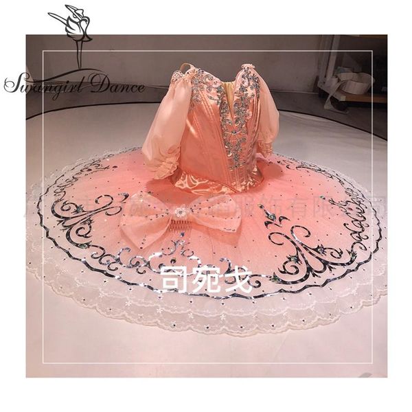 stage wear pink peach girls professional perfromance ballet tutu for child yagp competition costumes bt4065, Black;red
stage wear pink peach girls professional perfromance ballet tutu for child yagp competition costumes bt4065, Black;red