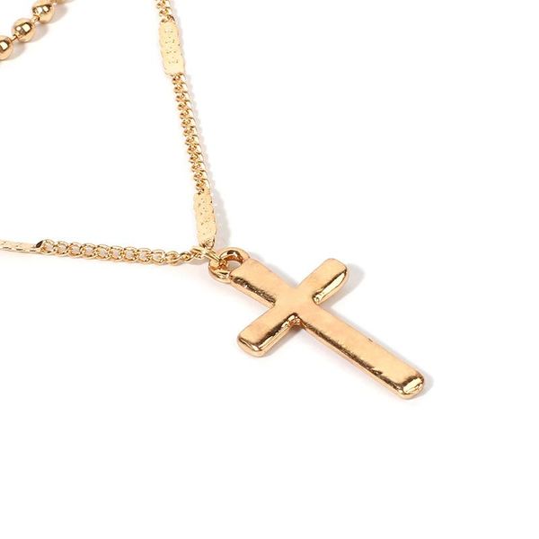 pendant necklaces cross necklace multi-layer charm chain christian religious beliefs clavicle gold plating jewelry men women gift, Silver
pendant necklaces cross necklace multi-layer charm chain christian religious beliefs clavicle gold plating jewelry men women gift, Silver