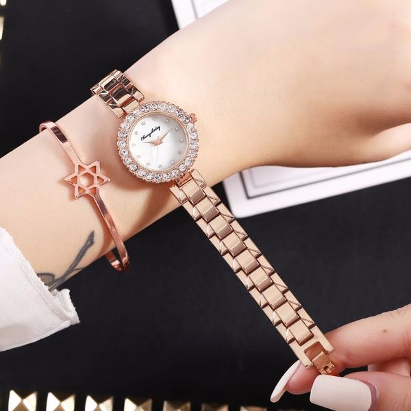 wristwatches women stainless steel bracelet watches casual luxury ladies quartz diamond watch gift clock, Slivery;brown
wristwatches women stainless steel bracelet watches casual luxury ladies quartz diamond watch gift clock, Slivery;brown