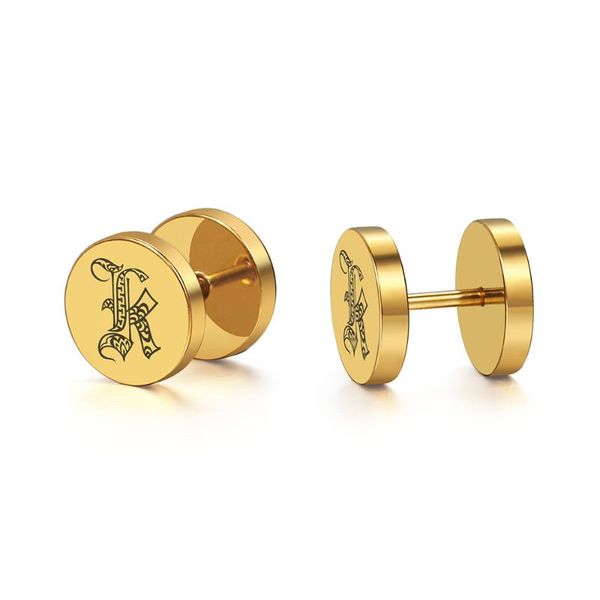stud earrings gold tone stainless steel mens womens fake piercing tunnels gothic name a-z letter unique jewelry gifts, Golden;silver
stud earrings gold tone stainless steel mens womens fake piercing tunnels gothic name a-z letter unique jewelry gifts, Golden;silver