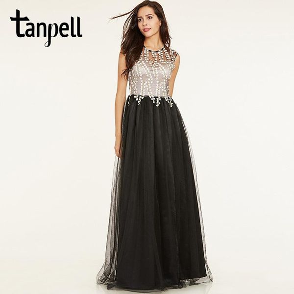 party dresses tanpell long a line evening dress black cap sleeves floor length gown women scoop neck appliques formal, White;black
party dresses tanpell long a line evening dress black cap sleeves floor length gown women scoop neck appliques formal, White;black