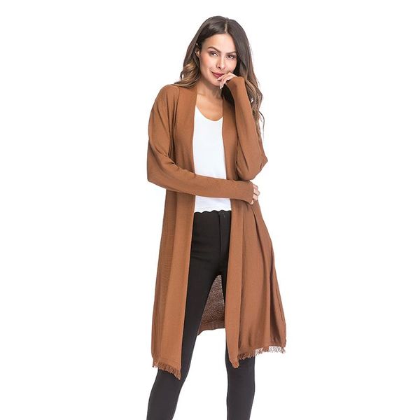 women's sweaters 2021 spring fashion thin tassel womens cardiga classic lazy style ladies solid color turn-down collar long sleeve card, White;black
women's sweaters 2021 spring fashion thin tassel womens cardiga classic lazy style ladies solid color turn-down collar long sleeve card, White;black