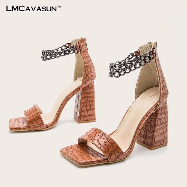 sandals lmcavasun elegant ladies party dress shoes fashion metal chain ankle buckle women open toe square heels, Black
sandals lmcavasun elegant ladies party dress shoes fashion metal chain ankle buckle women open toe square heels, Black
