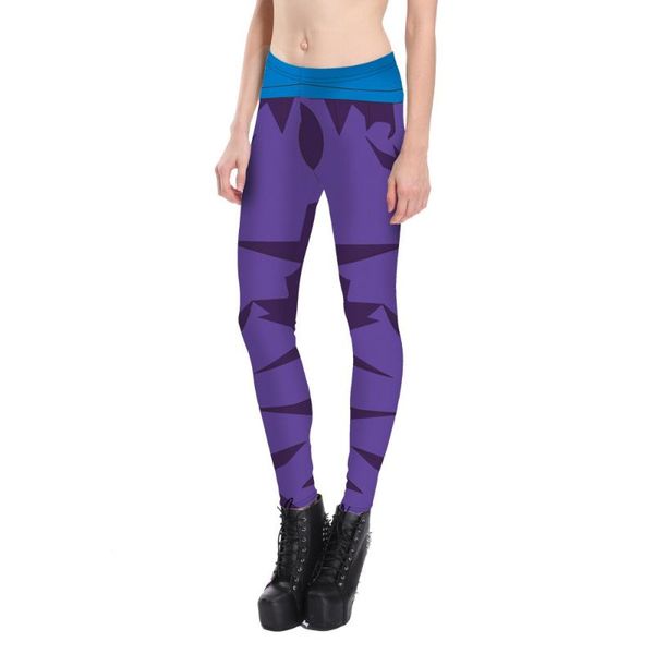 women's leggings 2021 women cartoon purple pants print fitness elastic fiber hiphop party cheerleader rooter workout trousers, Black
women's leggings 2021 women cartoon purple pants print fitness elastic fiber hiphop party cheerleader rooter workout trousers, Black