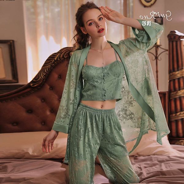 bathrobe guiruo style women's spring and summer cardigan perspective lace up robe bathrobe housewear 937
bathrobe guiruo style women's spring and summer cardigan perspective lace up robe bathrobe housewear 937