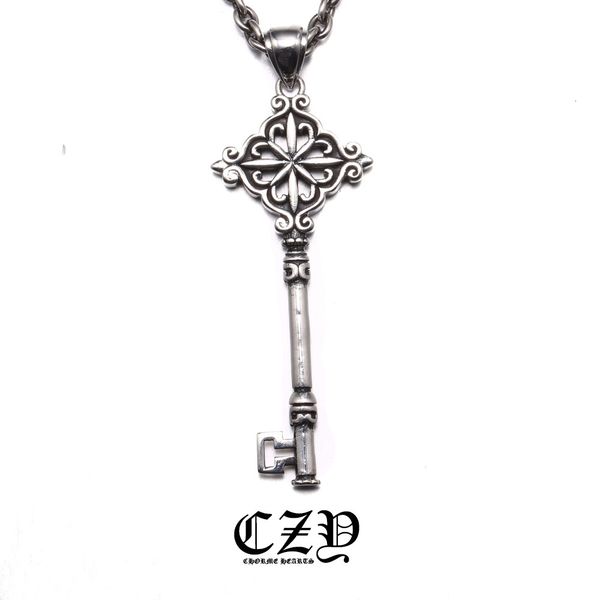 necklace large version key pendant hollow out cross flower 925 sterling silver for men and women lovers creative thai jewelry
necklace large version key pendant hollow out cross flower 925 sterling silver for men and women lovers creative thai jewelry