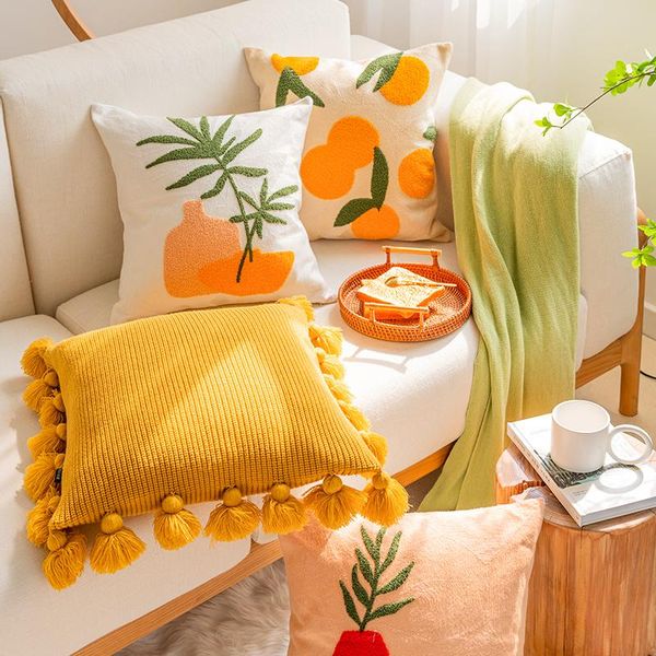 cushion/decorative pillow nordic plant embroider tufted cushion cover 45x45cm tassel home decoration pillowcase sham for car sofa bed
cushion/decorative pillow nordic plant embroider tufted cushion cover 45x45cm tassel home decoration pillowcase sham for car sofa bed