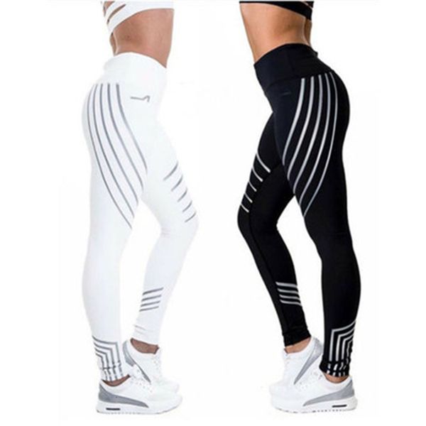 women's women stripe skinny leggings fashion trend sports high waist running trousers female new hip lift elasticity fitness yoga slim, Black
women's women stripe skinny leggings fashion trend sports high waist running trousers female new hip lift elasticity fitness yoga slim, Black