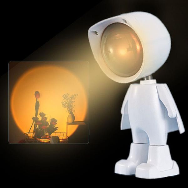 night lights led astronaut robot projector atmosphere light usb charge sunset stepless dimming selfie wall for home decoration
night lights led astronaut robot projector atmosphere light usb charge sunset stepless dimming selfie wall for home decoration
