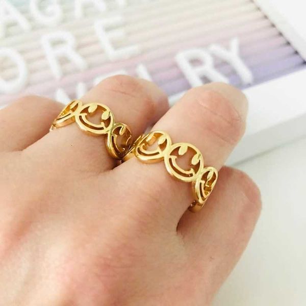 ring smiley face for women stainless steel happy adjustable open s friend gift jewelry accessories, Golden;silver
ring smiley face for women stainless steel happy adjustable open s friend gift jewelry accessories, Golden;silver