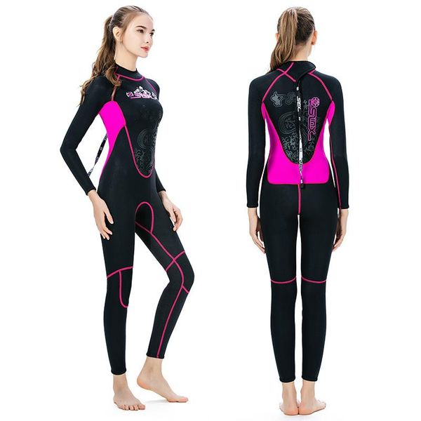diving suit for women 3mm cold protection full-body warm wetsuit anti-uv one-piece and close body surfing female suits
diving suit for women 3mm cold protection full-body warm wetsuit anti-uv one-piece and close body surfing female suits
