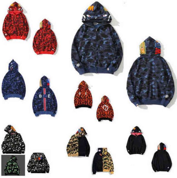 21ss men's shark hoodies luminous camouflage sweatshirts men and women's cardigan hooded sweater zipper designer_xs, Black
21ss men's shark hoodies luminous camouflage sweatshirts men and women's cardigan hooded sweater zipper designer_xs, Black