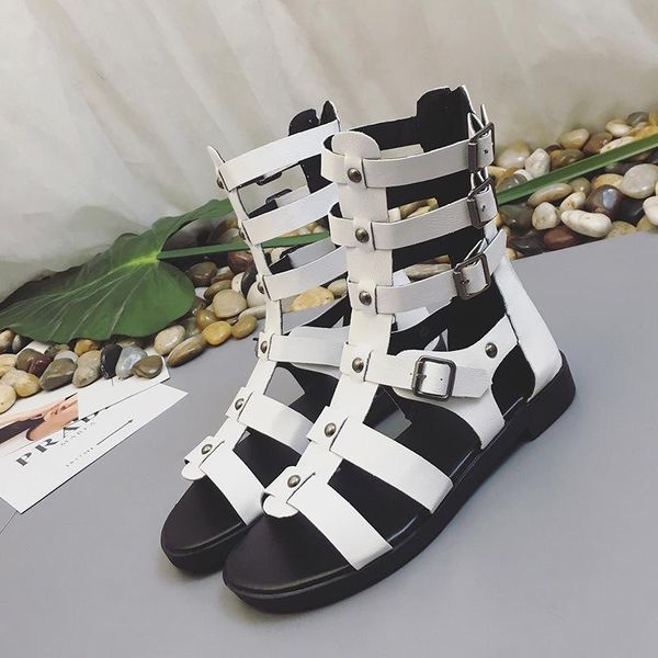 summer flat sandals for women hollow high-students roman shoes heel open toe women's femme, Black
summer flat sandals for women hollow high-students roman shoes heel open toe women's femme, Black