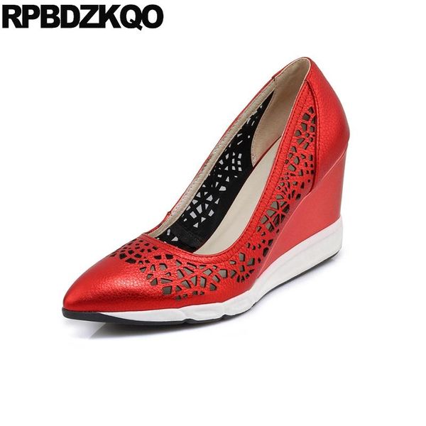 dress shoes 3 inch red golden size 33 sandals casual gold pumps wedge pointed toe genuine leather cool 4 34 high heels hollow out, Black
dress shoes 3 inch red golden size 33 sandals casual gold pumps wedge pointed toe genuine leather cool 4 34 high heels hollow out, Black