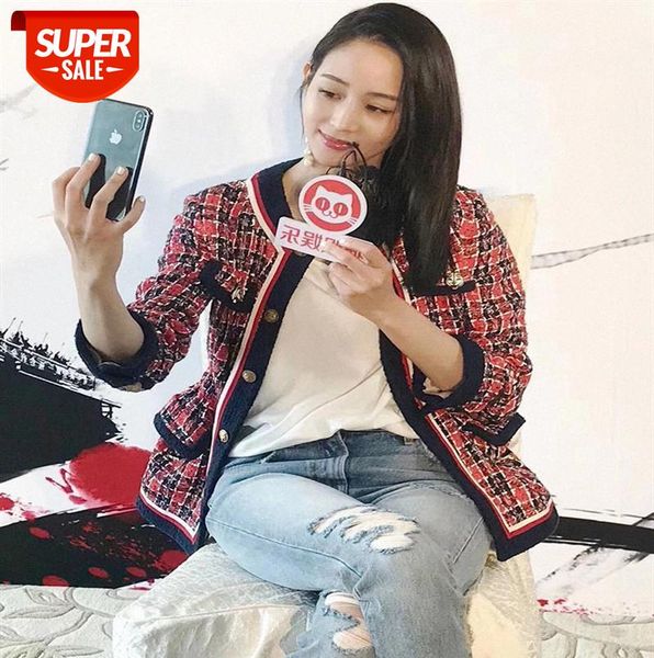 ~contrast checkered tweed custom button round neck waist coat + straight slim fit #rc0r, Black
~contrast checkered tweed custom button round neck waist coat + straight slim fit #rc0r, Black