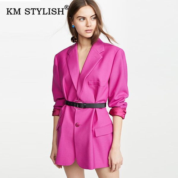 women blazer fashion solid long sleeve loose elegant casual single-breasted pocket blazers 2 colors coat women's suits &, White;black
women blazer fashion solid long sleeve loose elegant casual single-breasted pocket blazers 2 colors coat women's suits &, White;black