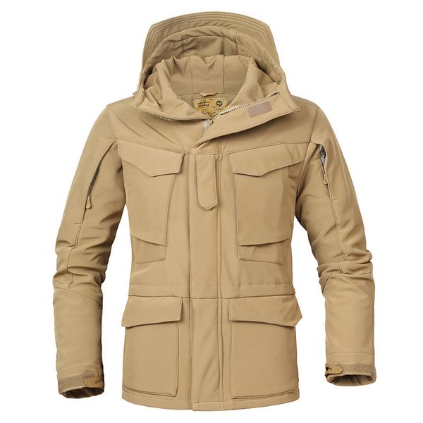 men's jackets army men shark skin windbreaker military male tactical fan hooded mid-length windproof consul afqx, Black;brown
men's jackets army men shark skin windbreaker military male tactical fan hooded mid-length windproof consul afqx, Black;brown
