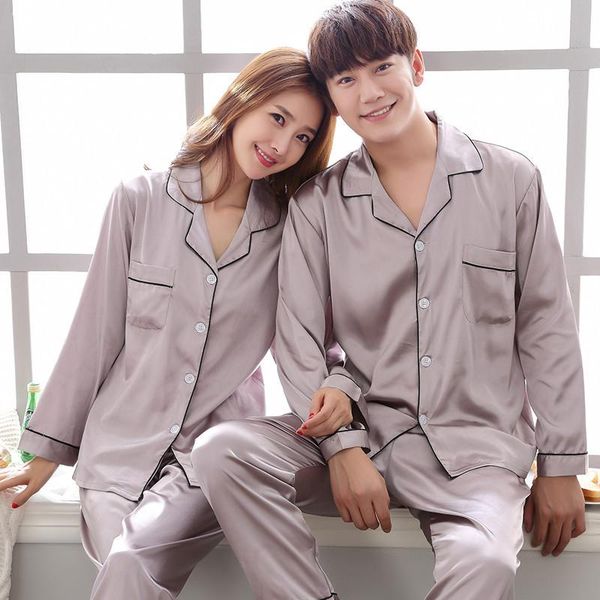 men's sleepwear men nightwear shirt pants sleep pajamas sets long sleeve spring autumn silky nightgown robe clothes l-xxxl, Black;brown
men's sleepwear men nightwear shirt pants sleep pajamas sets long sleeve spring autumn silky nightgown robe clothes l-xxxl, Black;brown