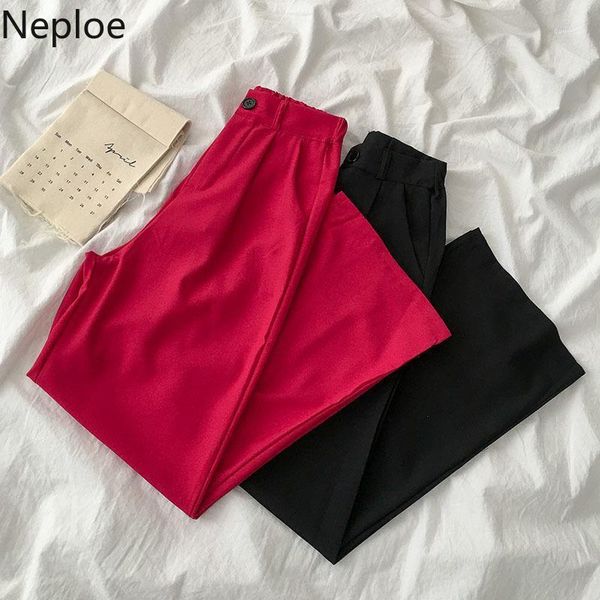 women's pants & capris neploe causal wide leg women high waist long trousers 2021 summer korean solid pantalones mujer 4b065, Black;white
women's pants & capris neploe causal wide leg women high waist long trousers 2021 summer korean solid pantalones mujer 4b065, Black;white