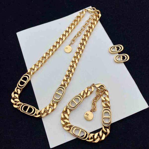 designer jewelry new letter net red necklace female hip hop fashion earrings bracelet set, Silver
designer jewelry new letter net red necklace female hip hop fashion earrings bracelet set, Silver