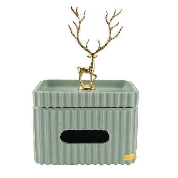 tissue boxes & napkins golden deer rectangular box resin striped storage canister living room deskhome decor,light green
tissue boxes & napkins golden deer rectangular box resin striped storage canister living room deskhome decor,light green