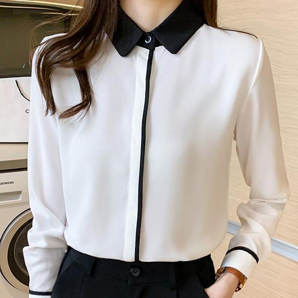 women's blouses & shirts long sleeve white blouse chiffon shirt women blusas mujer de moda 2021 turn down collar blusa e311
women's blouses & shirts long sleeve white blouse chiffon shirt women blusas mujer de moda 2021 turn down collar blusa e311