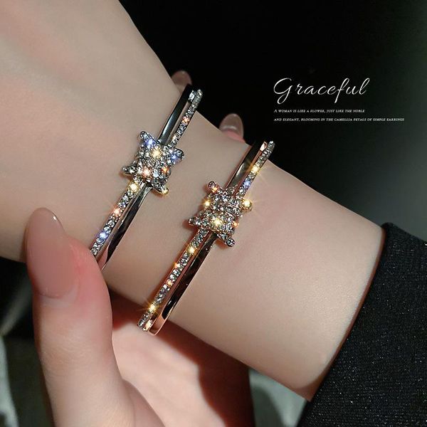 bangle european and american fashion personality bracelet open flashing net red temperament jewelry women, Black
bangle european and american fashion personality bracelet open flashing net red temperament jewelry women, Black