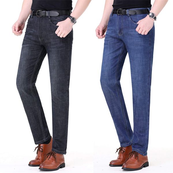 2021 men's jeans spring and summer denim trousers middle aged business leisure non iron jean, Blue
2021 men's jeans spring and summer denim trousers middle aged business leisure non iron jean, Blue
