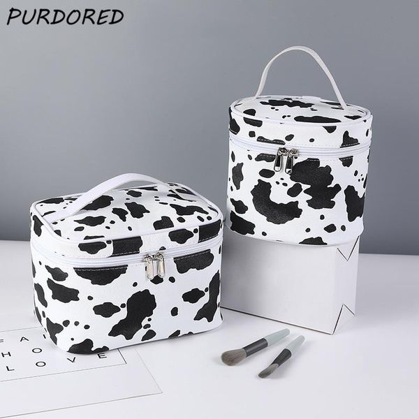 cosmetic bags & cases purdored 1 pc women cow pattern bag zipper large makeup travel waterproof leather washing beauty case
cosmetic bags & cases purdored 1 pc women cow pattern bag zipper large makeup travel waterproof leather washing beauty case