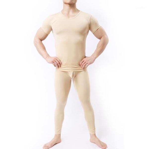 men's sleepwear mens undershirt set ice silk cool comfortable clothing sleep underwear shirt pant gay fashion suit pajama 2 pack, Black;brown
men's sleepwear mens undershirt set ice silk cool comfortable clothing sleep underwear shirt pant gay fashion suit pajama 2 pack, Black;brown