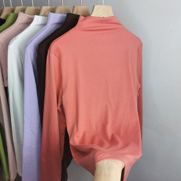 women's t-shirt turtleneck t shirt tees winter autumn womens causal solid loose long sleeve tshirts basic bottoming women, White
women's t-shirt turtleneck t shirt tees winter autumn womens causal solid loose long sleeve tshirts basic bottoming women, White