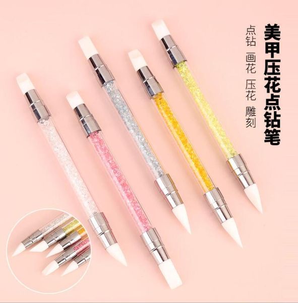 nail brushes acrlic brush art pen silicone carving glitter picker powder picking tools, Yellow
nail brushes acrlic brush art pen silicone carving glitter picker powder picking tools, Yellow