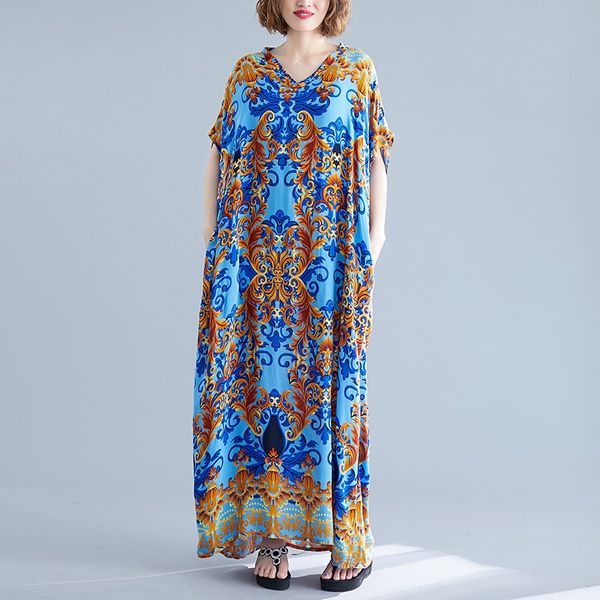 plus size vintage dresses summer 2021 new chinese style women summer beach boho maxi dress ladies print retro vestidos 11524, Red
plus size vintage dresses summer 2021 new chinese style women summer beach boho maxi dress ladies print retro vestidos 11524, Red