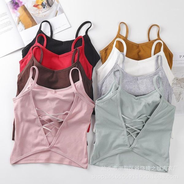 camisoles & tanks women's cotton padded tube trend cross beautiful back camisole women bandeau streetwear korean tank, Black;white
camisoles & tanks women's cotton padded tube trend cross beautiful back camisole women bandeau streetwear korean tank, Black;white