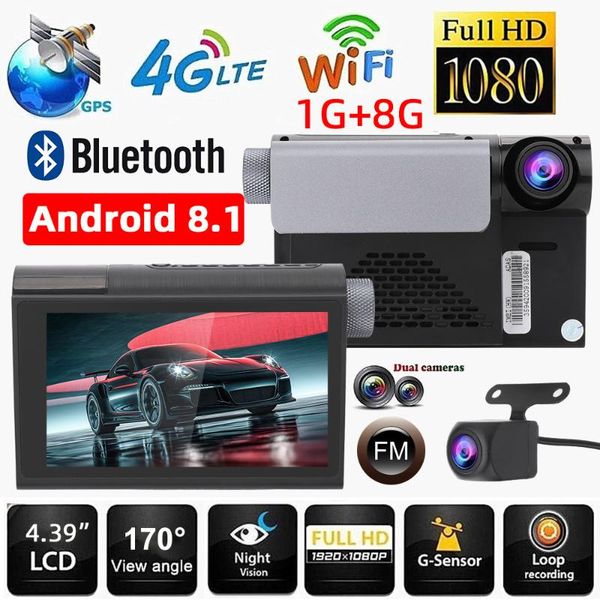 4.39 inch dual lens hd 1080p car dvr camera ips touch screen display android 8.1 4g network bluetooth 4.0(1g+8g) dvrs
4.39 inch dual lens hd 1080p car dvr camera ips touch screen display android 8.1 4g network bluetooth 4.0(1g+8g) dvrs