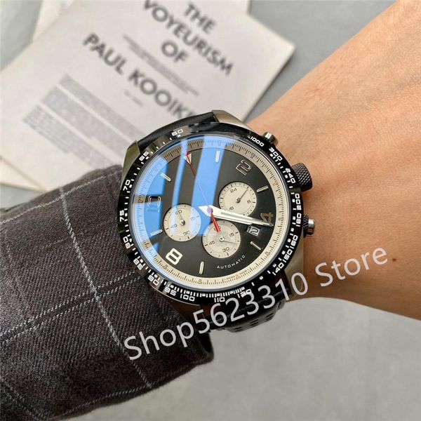 wristwatches fashion quartz multi-function chronograph watch male stainless steel black ceramic bezel sapphire calendar sport satch, Slivery;brown
wristwatches fashion quartz multi-function chronograph watch male stainless steel black ceramic bezel sapphire calendar sport satch, Slivery;brown