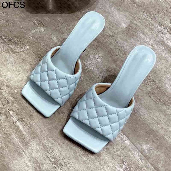 sandals summer woman slippers fashion women mules design slippers square sole slides high heel 9cm shoes 8xpv, Black
sandals summer woman slippers fashion women mules design slippers square sole slides high heel 9cm shoes 8xpv, Black