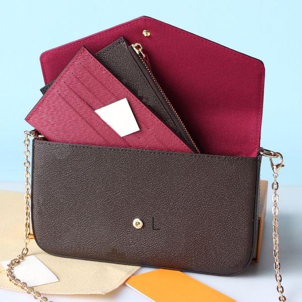 3 pcs/set women shoulder bags favorite multi pochette accessories crossbody purse messenger handbags flower designer lady leather with box a
3 pcs/set women shoulder bags favorite multi pochette accessories crossbody purse messenger handbags flower designer lady leather with box a
