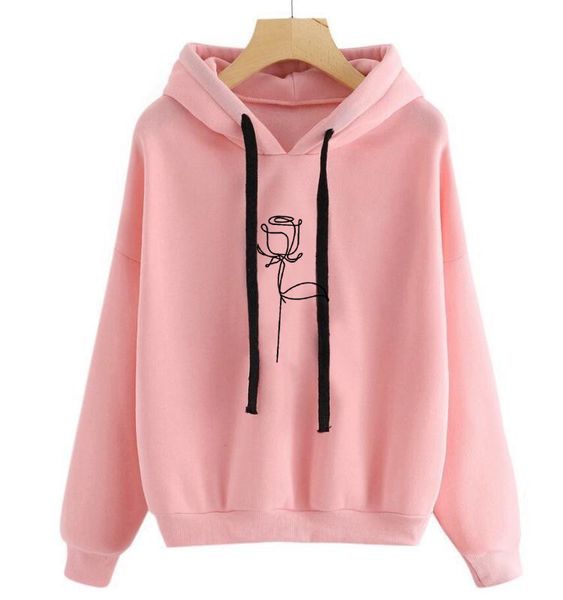 new streetwear hoodies rose flower printed women sweatshirts autumn long sleeve korean female hooded pullovers sweatshirt femme, Black
new streetwear hoodies rose flower printed women sweatshirts autumn long sleeve korean female hooded pullovers sweatshirt femme, Black