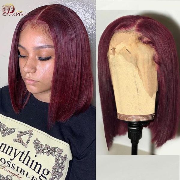 pinshair burgundy peruvian bob wig human hair wigs #30 99j pre-colored 13*1 transparent lace remy black women, Black;brown
pinshair burgundy peruvian bob wig human hair wigs #30 99j pre-colored 13*1 transparent lace remy black women, Black;brown