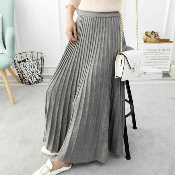 skirts women's autumn draped rib pleated knitted elegant winter wool blend a-line long knit skirt elastic waist, Black
skirts women's autumn draped rib pleated knitted elegant winter wool blend a-line long knit skirt elastic waist, Black