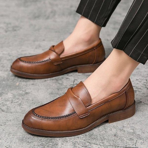 dress shoes men male business man formal vintage pu leather loafers flat mens driving men's zapatos de hombres personlizar m0808, Black
dress shoes men male business man formal vintage pu leather loafers flat mens driving men's zapatos de hombres personlizar m0808, Black