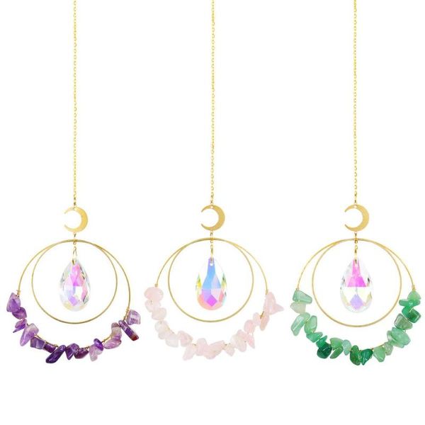 decorative objects & figurines crystal wind chime stars moon hanging pendant sun catcher colorful beads drop home garden window decor
decorative objects & figurines crystal wind chime stars moon hanging pendant sun catcher colorful beads drop home garden window decor