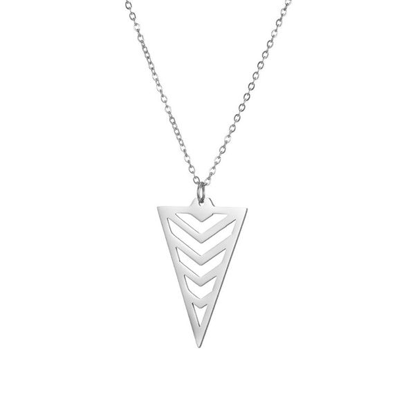 pendant necklaces zgn0017 selling 2021 latest design exquisite necklace geometric shape wave charm stainless steel lady jewelry, Silver
pendant necklaces zgn0017 selling 2021 latest design exquisite necklace geometric shape wave charm stainless steel lady jewelry, Silver