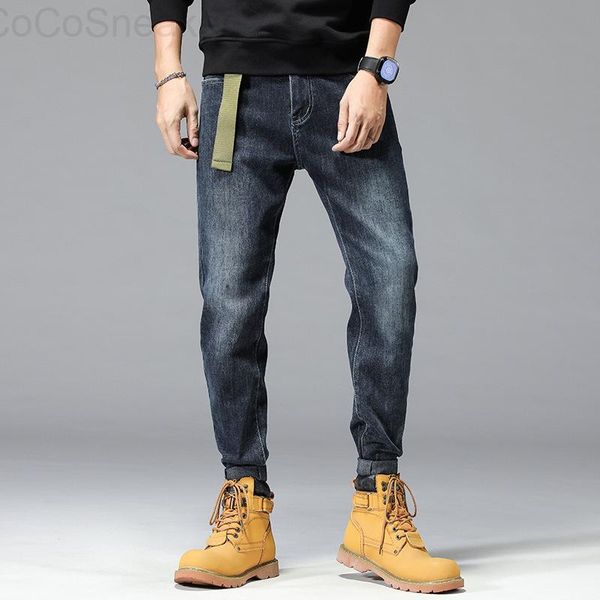 men's jeans autumn winter pants loose small feet fashion youth elastic long casual ins handsome version, Blue
men's jeans autumn winter pants loose small feet fashion youth elastic long casual ins handsome version, Blue