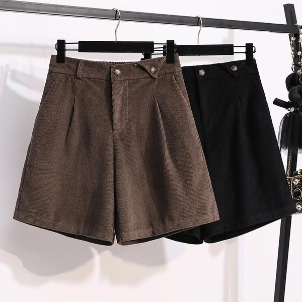 women's shorts autumn winter velvet boots trousers women 2021 casual slim high waist wide leg large pants pocket zipper, White;black
women's shorts autumn winter velvet boots trousers women 2021 casual slim high waist wide leg large pants pocket zipper, White;black