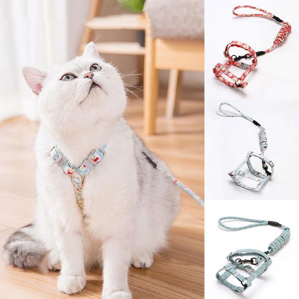 cat collars & leads 1pc dog collar harnesscute chest strap traction rope adjustable floral harness leash outdoor safe gentle
cat collars & leads 1pc dog collar harnesscute chest strap traction rope adjustable floral harness leash outdoor safe gentle
